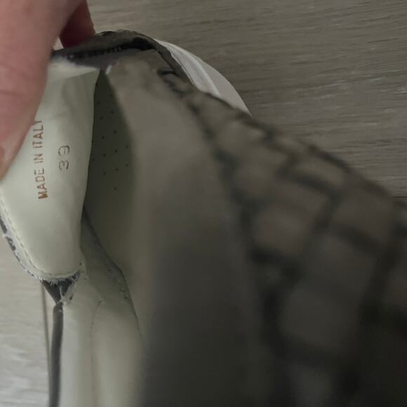 M. Gemi Women's 39 US 8.5 'The Chercio' Woven Slip On Sneaker Nubuck Leather - Picture 8 of 10